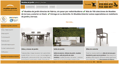 Desktop Screenshot of muebles-exterior.com